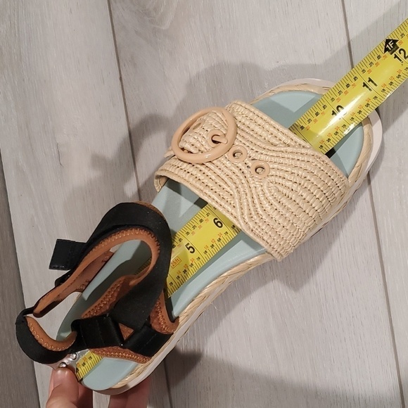 NWOB Kate Spade acapulco raffia flatform sandals sz 40/9.5B - Picture 14 of 14